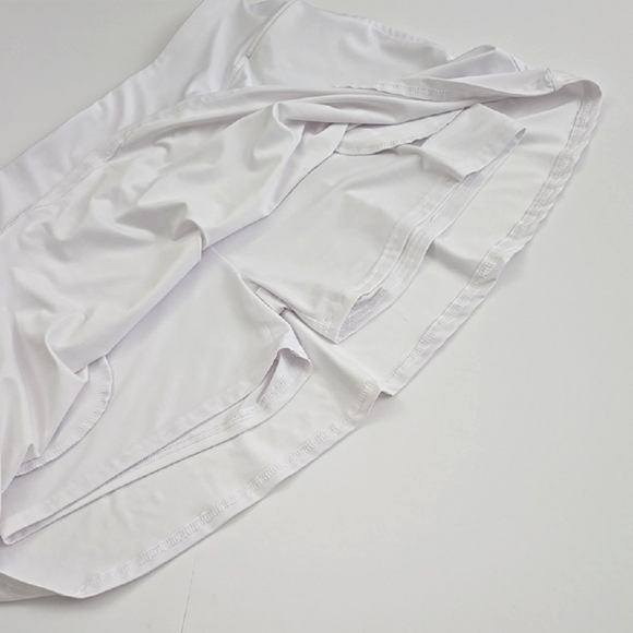 OCX Trem Women's White Activewear Skort Skirt Built In Liner Pockets Size Large - Picture 5 of 16